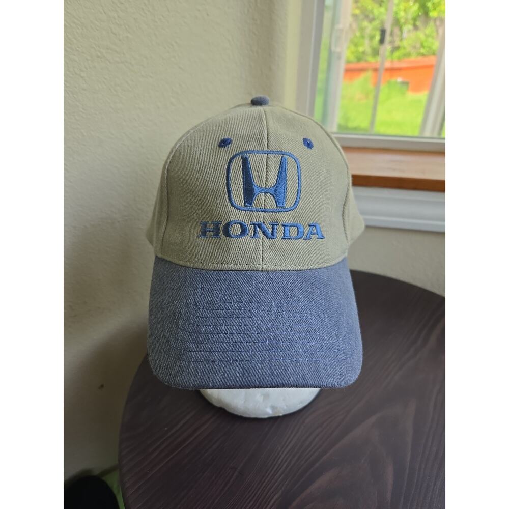 Honda Flexfit Beige Baseball Cap, Adjustable Two Official Licensed Product